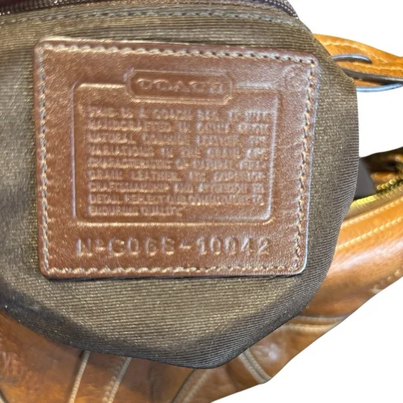 Vintage Coach Y2K Shoulder Bag Brown Leather 10042 Soho Handbag Purse - Picture 9 of 10
